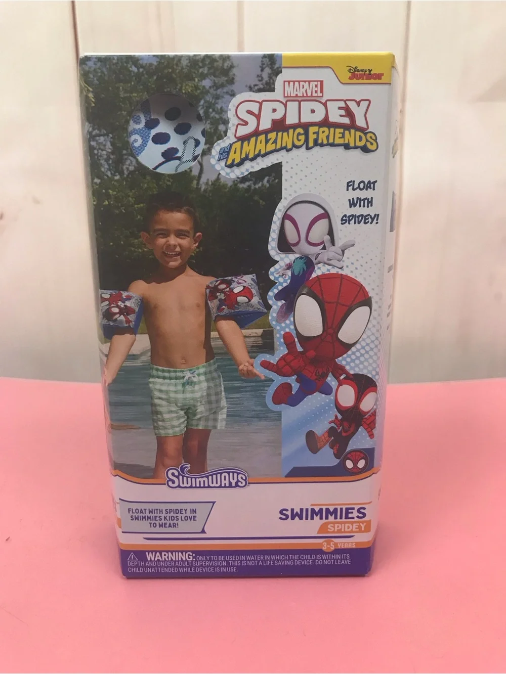 Marvel Spidey Swimways Kids Swim Arm Floaties size 3-5 year olds